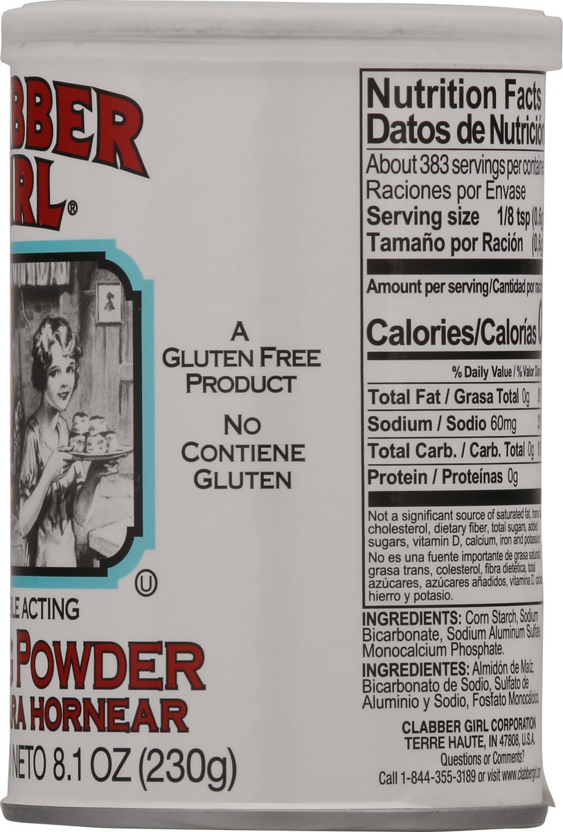 slide 8 of 9, Clabber Girl Baking Powder, 8.1 oz