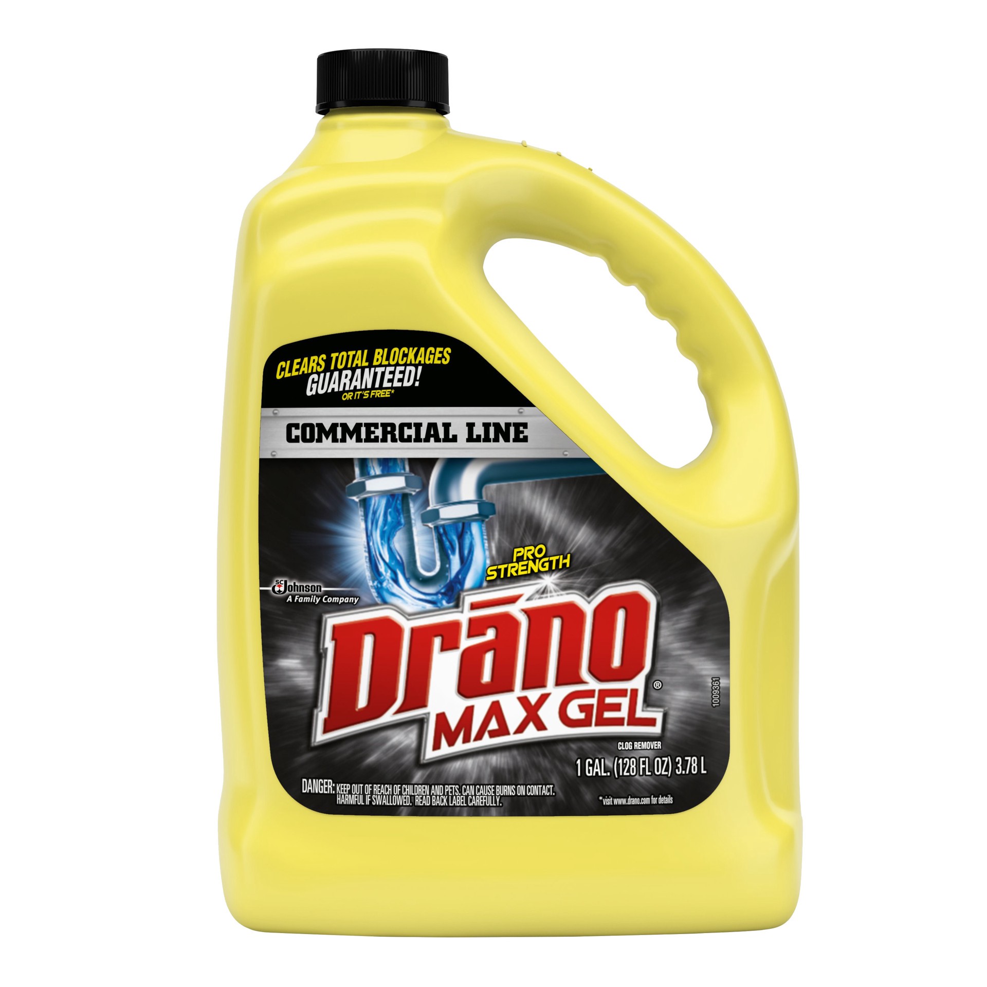 slide 1 of 29, Drano Max Gel Clog Remover, Commercial Line, 128 oz, 128 fl oz