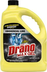 Drano Commercial Line Pro Strength Max Gel Clog Remover 1 gl