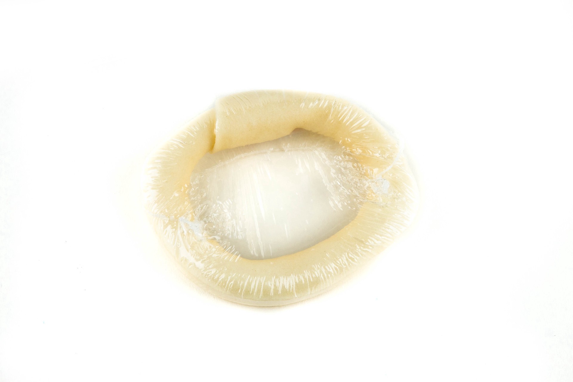 slide 1 of 1, Woof & Whiskers Collagen Beefhide Donut Dog Treat, 1 ct