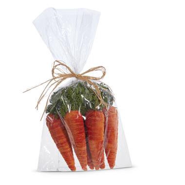 slide 1 of 1, 7" Bag Of Velvet Carrots, 7 in