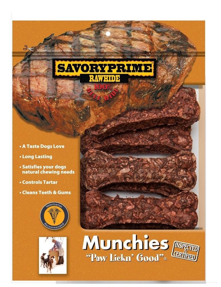 slide 1 of 1, Savory Prime Beef Munchie Bone, 10 ct; 3 in