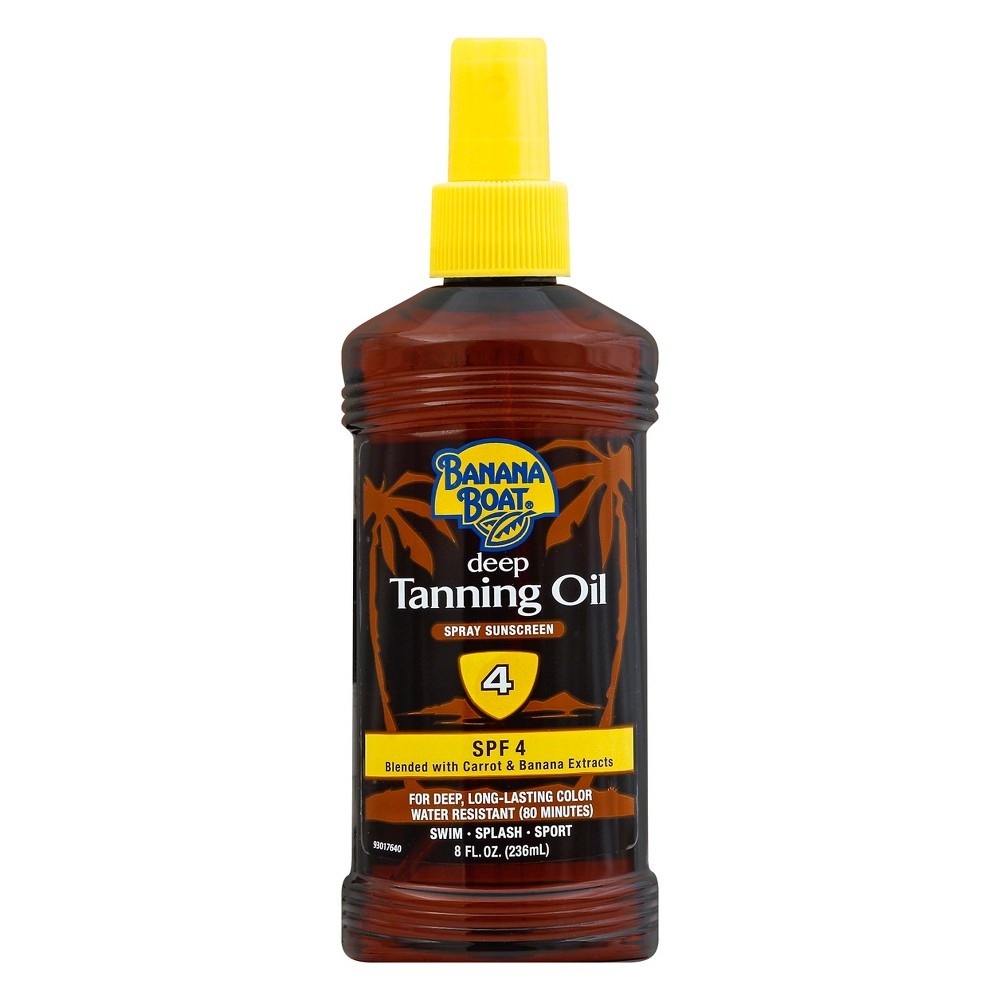 Banana Boat Deep Tanning Spray Oil SPF 4 8 oz Shipt
