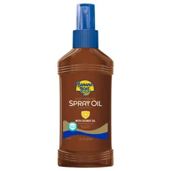 Banana Boat Deep Tanning Oil Pump Spray Sunscreen SPF 4 - 8 Ounces