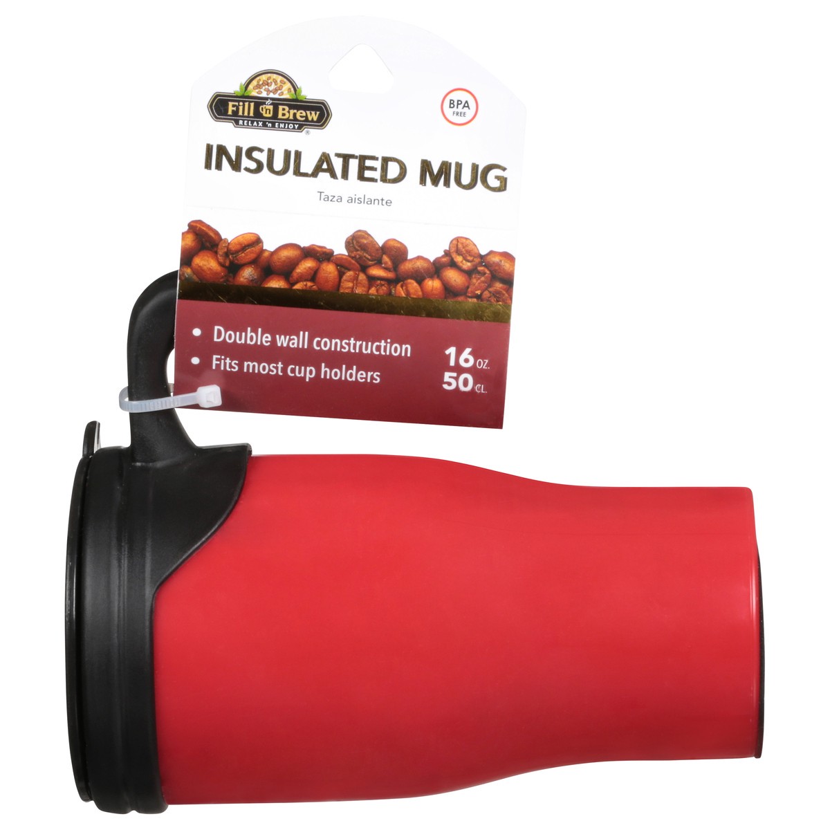 slide 1 of 9, Fill 'n Brew Insulated Mug, 1 ct