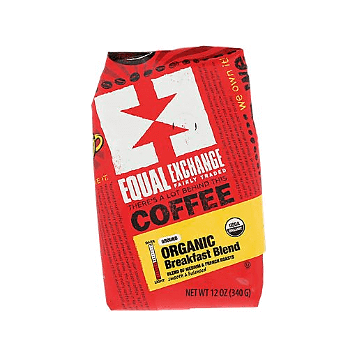 slide 1 of 1, Equal Exchange Breakfast Blend Ground Coffee, 12 oz