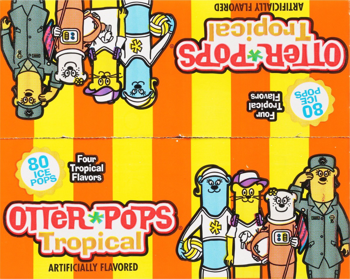 slide 6 of 9, Otter Pops Tropical Freeze Bars, 80 ct; 1 oz