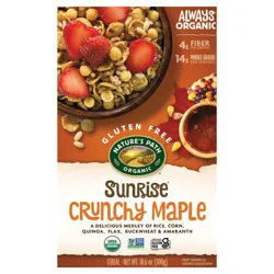 Nature's Path Organic Crunchy Sunrise Maple Cereal 10 oz Box