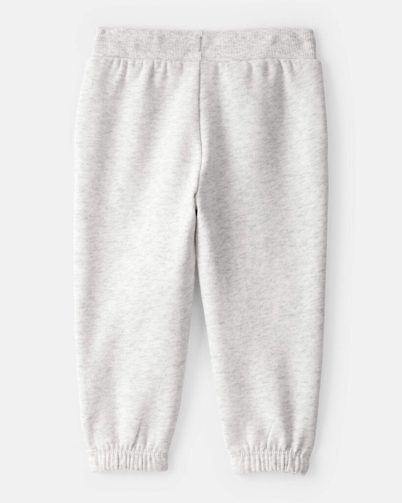 slide 3 of 3, Carter's Carters Baby Girl DayDream Fleece Joggers - Grey Grey 18M, 1 ct