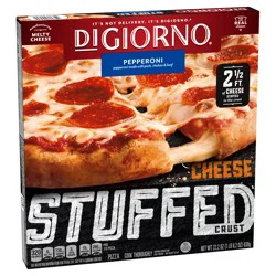 DIGIORNO Frozen Pizza - Frozen Pepperoni Pizza - Stuffed Crust Pizza