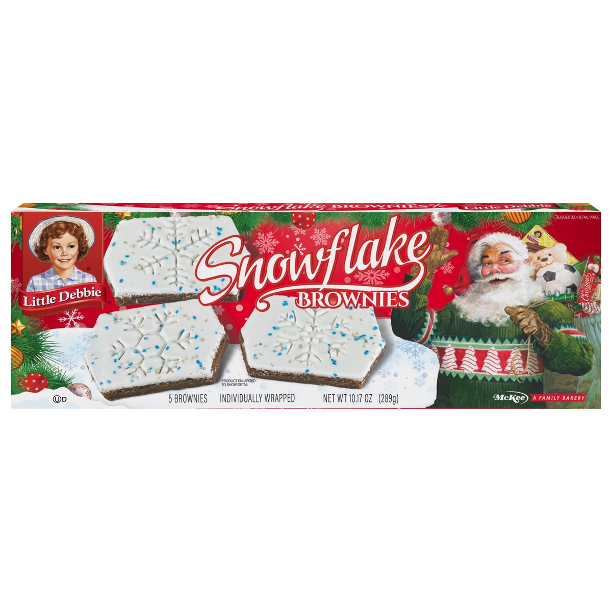 slide 4 of 13, Little Debbie Snack Cakes, Little Debbie Family Pack Snowflake Brownies, 5 ct