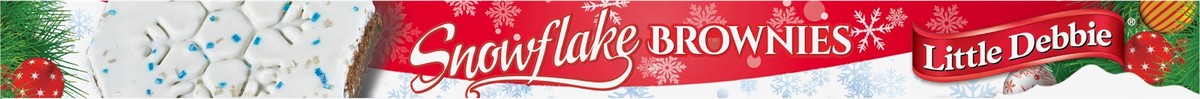 slide 9 of 13, Little Debbie Snack Cakes, Little Debbie Family Pack Snowflake Brownies, 5 ct