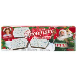 Snack Cakes, Little Debbie Family Pack Snowflake Brownies