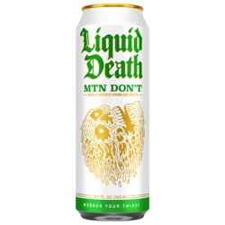 Liquid Death Mtn Don't Soda-Flavored Sparkling Water - 19.2 fl oz
