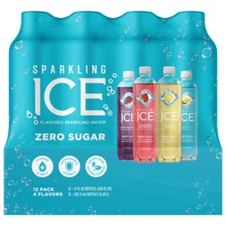 Sparkling Ice Blue Variety Pack, 17 fl oz Bottles (Pack of 12)