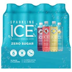 Sparkling Ice Blue Variety Pack, 17 fl oz Bottles (Pack of 12)