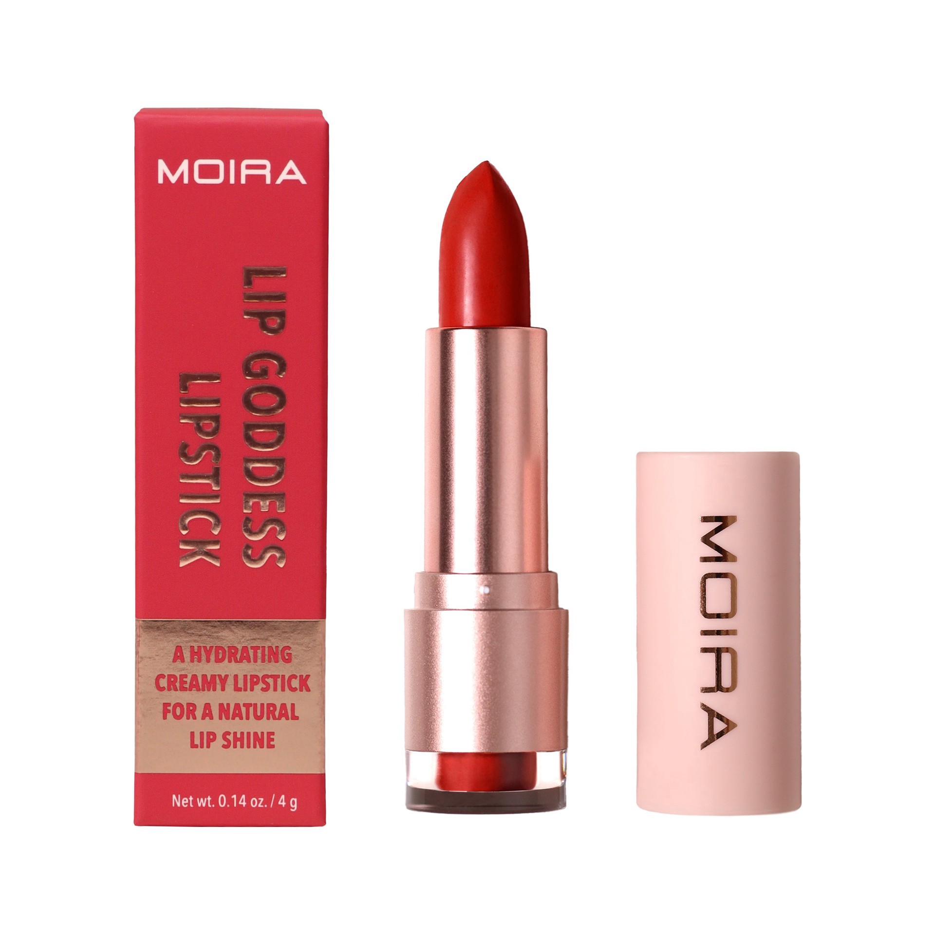 slide 1 of 1, Moira Lip Goddess Lipstick - 015 Superstar, 1 ct