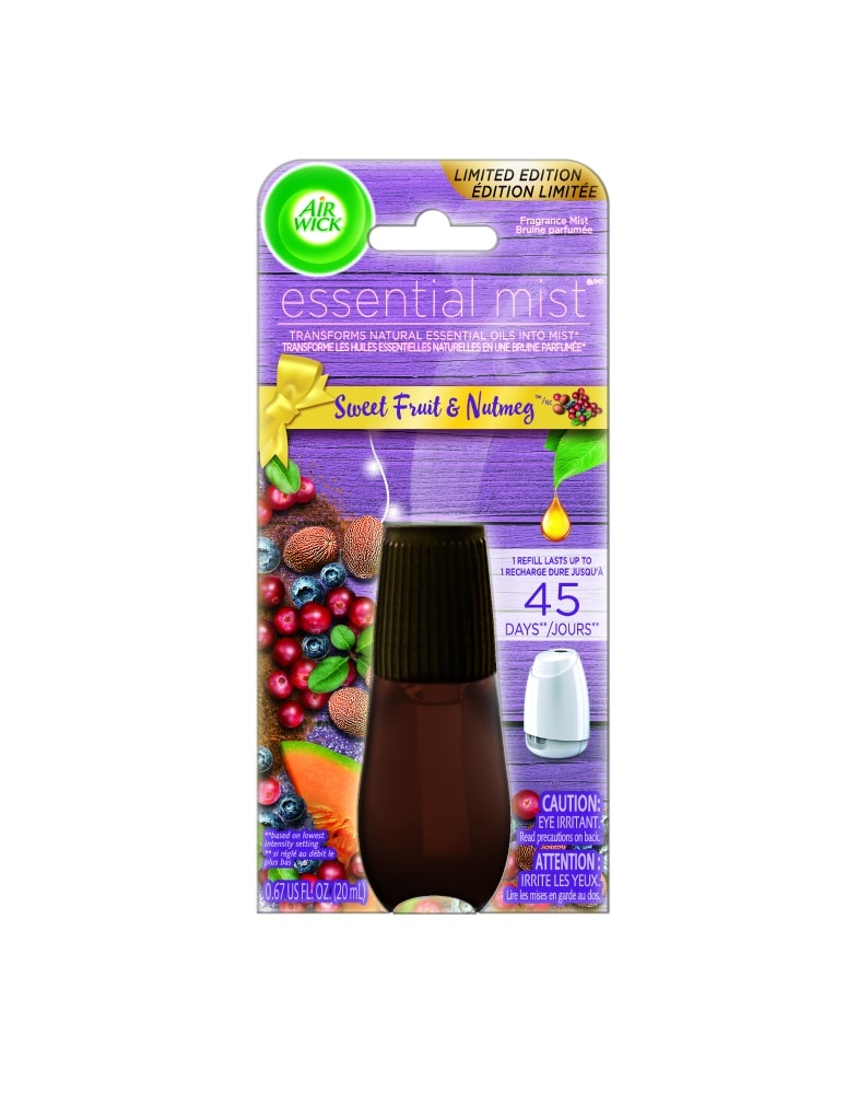 slide 1 of 1, Air Wick Fragrance Mist, Sweet Fruit & Nutmeg, Limited Edition, 0.67 oz