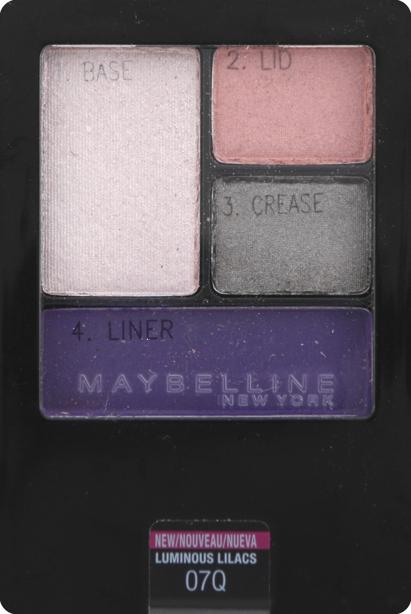 slide 2 of 5, Maybelline Expert Wear Luminous Lilacs Eye Shadow Quads, 0.1 oz