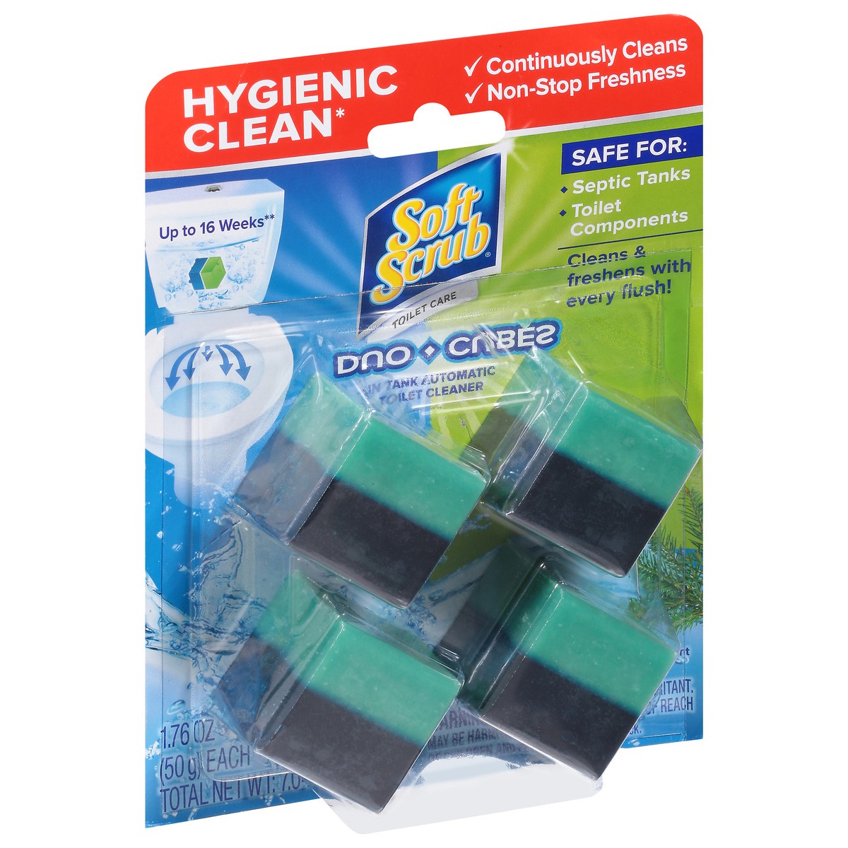 slide 5 of 12, Soft Scrub Duo Cubes Alpine Fresh In-Tank Automatic Toilet Cleaner 4 ea, 4 ct