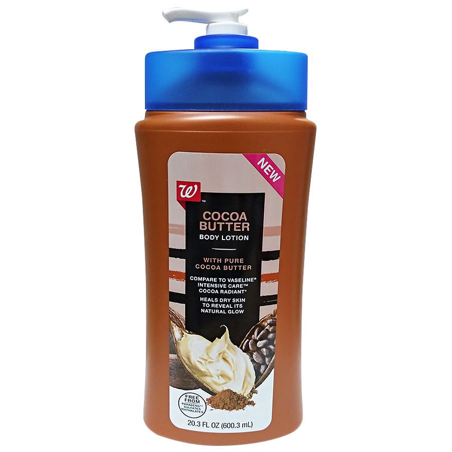 slide 1 of 2, Walgreens Cocoa Butter Lotion, 20.3 oz