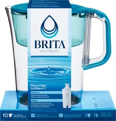 Brita Tahoe Large Water Filter Water Pitcher - 10-Cup