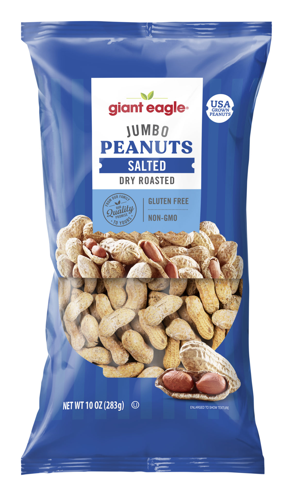 slide 1 of 1, The Farmer's Market Farmer's Market Peanuts Salted - 10 oz, 10 oz