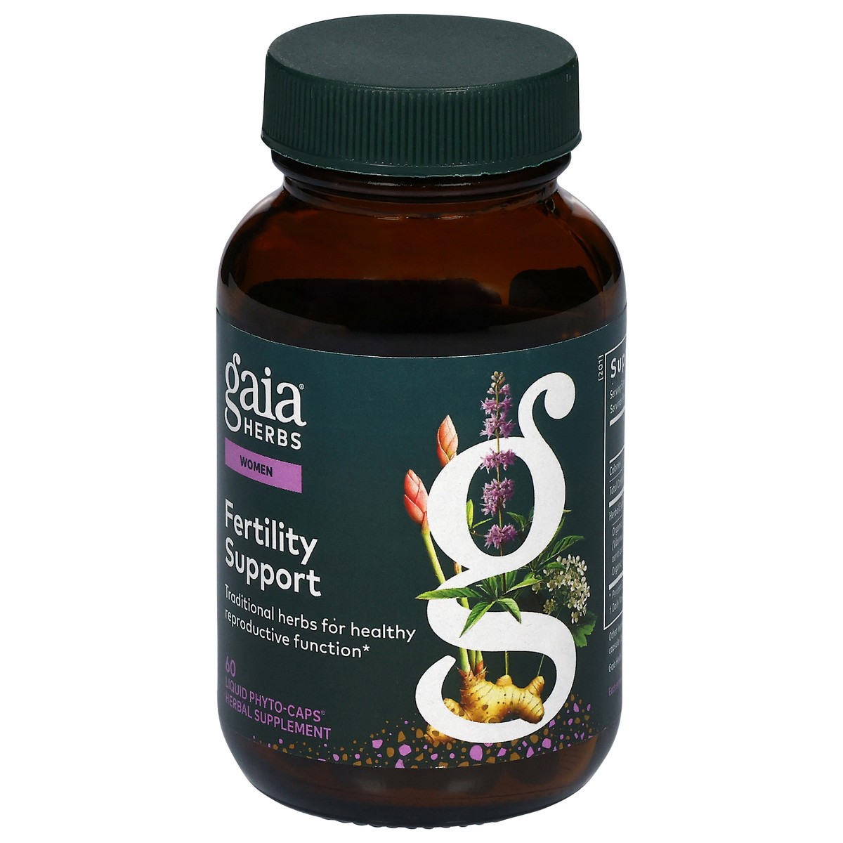 slide 2 of 4, Gaia Herbs Women Fertility Support 60 Liquid Phyto-Caps, 60 ct