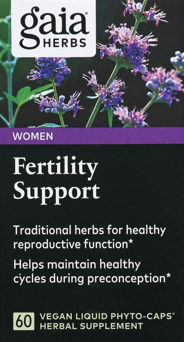 slide 1 of 4, Gaia Herbs Women Fertility Support 60 Liquid Phyto-Caps, 60 ct
