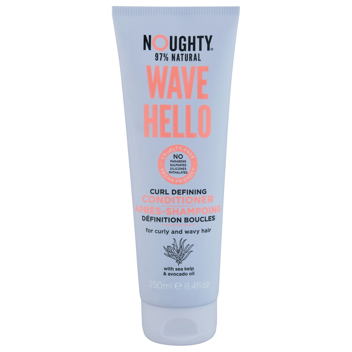 slide 1 of 1, Noughty Wave Hello Curl Defining Conditioner, 9.3 Oz, 9.31 oz