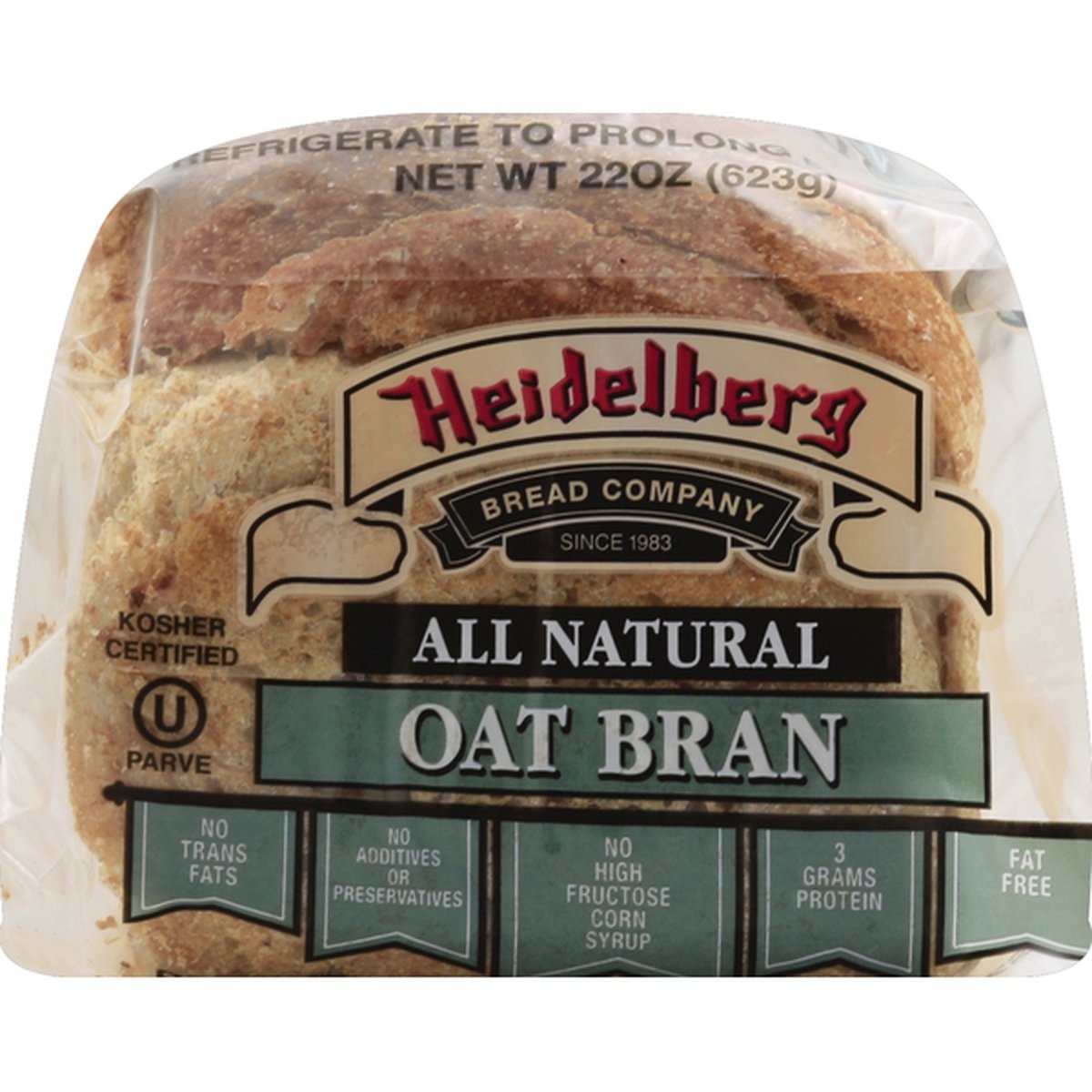 slide 1 of 1, Heidelberg Oat Bran Bread, 24 oz
