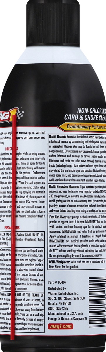 slide 4 of 8, Mag 1 Carb & Choke Cleaner 11 oz, 11 oz