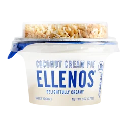 Ellenos® Coconut Cream Pie Delightfully Creamy Greek Yogurt Cup
