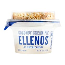 Ellenos® Coconut Cream Pie Delightfully Creamy Greek Yogurt Cup