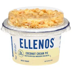 Ellenos Coconut Cream Pie Greek Yogurt 6 oz