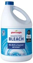 Giant Eagle Disinfecting Bleach