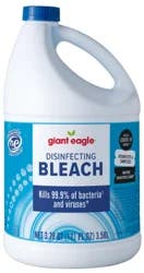 Giant Eagle Disinfecting Bleach