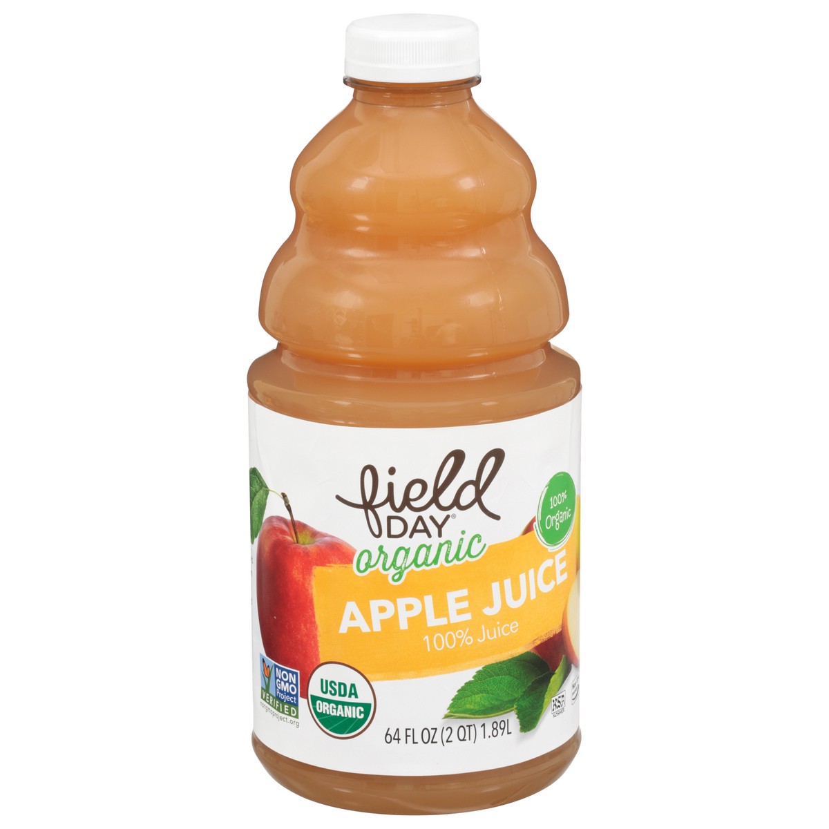 slide 2 of 14, Field Day Organic Apple Juice 64 fl oz, 64 fl oz