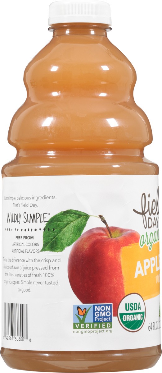 slide 6 of 14, Field Day Organic Apple Juice 64 fl oz, 64 fl oz