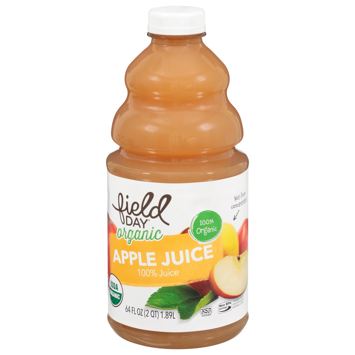 slide 10 of 14, Field Day Organic Apple Juice 64 fl oz, 64 fl oz
