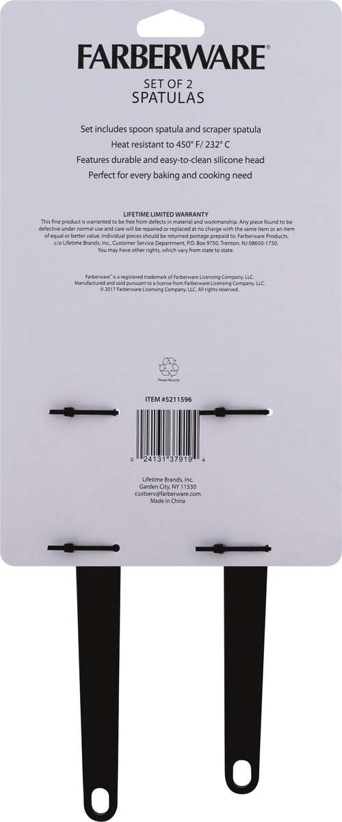 slide 4 of 8, Farberware Classic Set of 2 Spatulas 2 ea, 2 ct