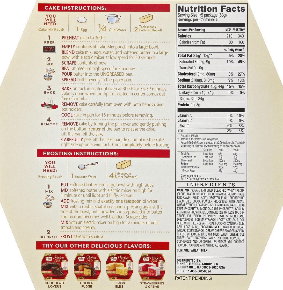 slide 2 of 8, Duncan Hines Cake & Frosting Mix 9.4 oz, 9.4 oz