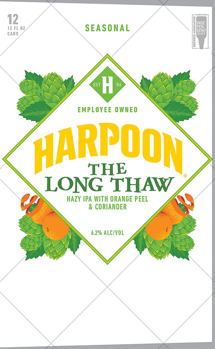 slide 2 of 7, Harpoon Brewery Beer, The Long Thaw, 12 Pack, 12 ct; 12 oz