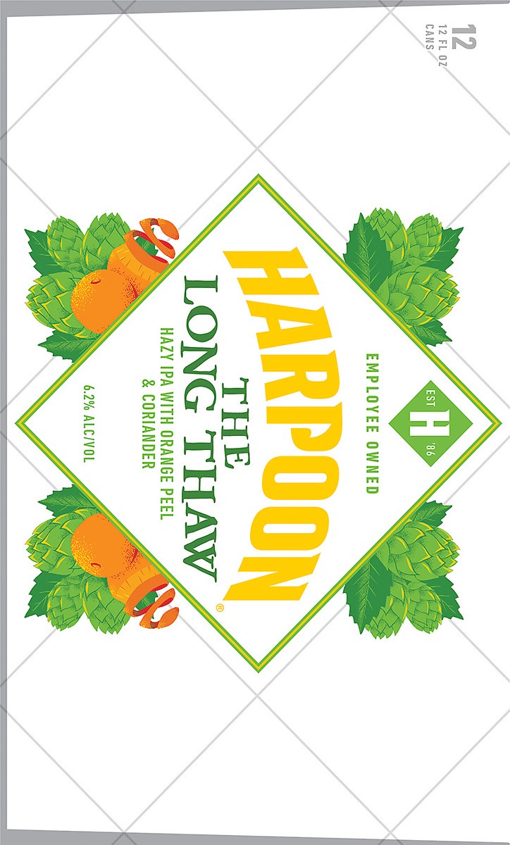 slide 3 of 7, Harpoon Brewery Beer, The Long Thaw, 12 Pack, 12 ct; 12 oz