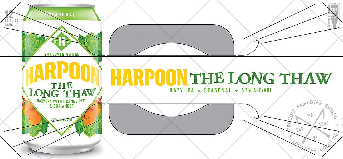 slide 4 of 7, Harpoon Brewery Beer, The Long Thaw, 12 Pack, 12 ct; 12 oz