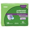 slide 13 of 17, Meijer Underwear for Women, Maximum Absorbency, Extra Large, 16 ct