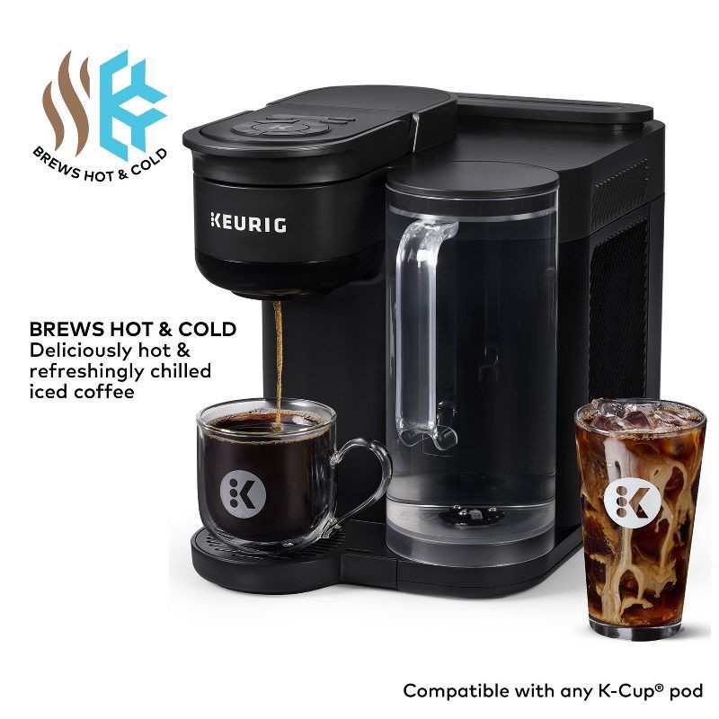 slide 9 of 19, Keurig 9c K-Brew & Chill Cold Brew Coffee Maker Black, 1 ct
