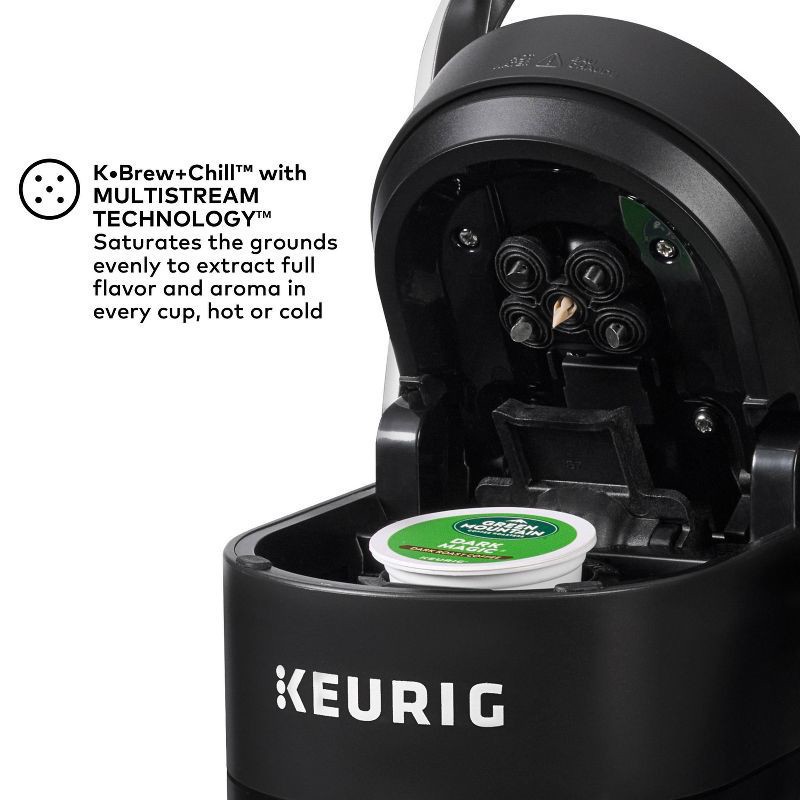 slide 5 of 19, Keurig 9c K-Brew & Chill Cold Brew Coffee Maker Black, 1 ct