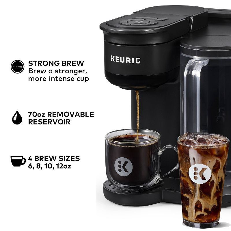 slide 18 of 19, Keurig 9c K-Brew & Chill Cold Brew Coffee Maker Black, 1 ct