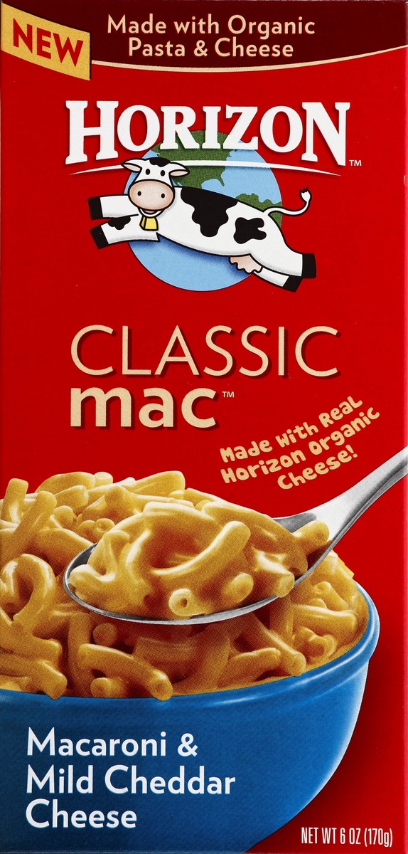 slide 4 of 4, Horizon Organic Classic Mac & Mild Cheddar Cheese, 6 oz